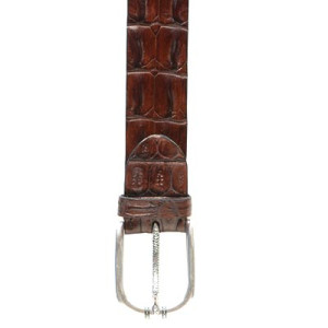 Paolo Vitale Horn Back Belt Brown