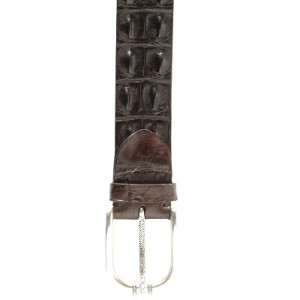 Paolo Vitale Horn Back Belt Burgundy