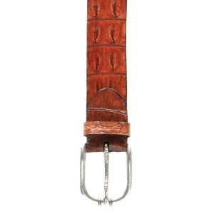 Paolo Vitale Horn Back Belt Cognac