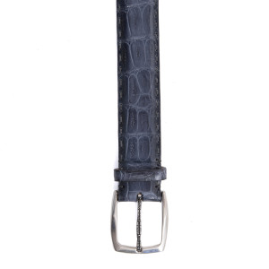Paolo Vitale Belt Croco Grigio
