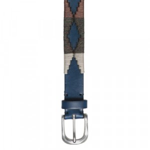 Paolo Vitale Argentinian Polo Belt Blue