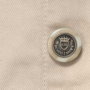 Richard J Brown Jeans Jacket Japanese Cotton Beige