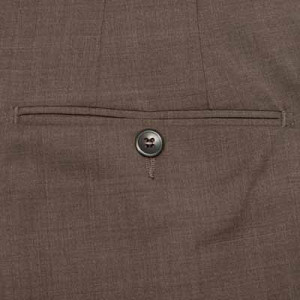 Germano Trousers Virgin Wool Brown