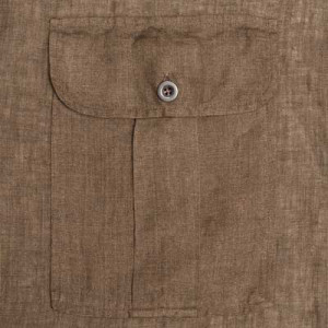 Xacus Linen Shirt Brown