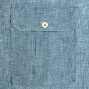 Xacus Linen Shirt Blue