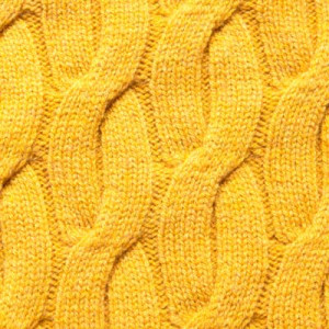 Zanone Geelong Cable Crewneck Yellow