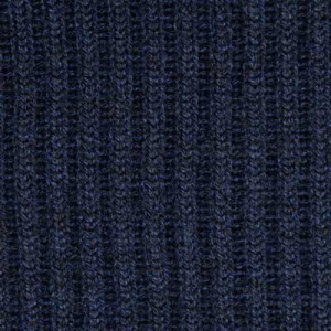 Zanone Roll Neck "English Rib" Merinos Blue