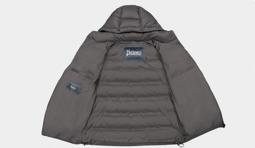 Herno hooded puffer jacket shop